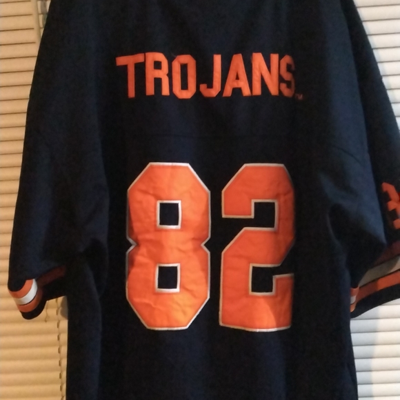 Virginia state Trojan jersey number 82 size 3x color Navy - Picture 4 of 4